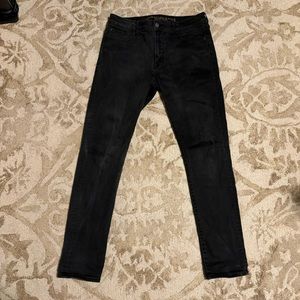 American Eagle Outfitters Men’s black wash slim jeans, 32x32